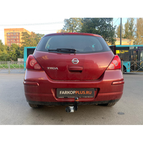 Фаркоп Лидер Плюс на NISSAN Tiida 2004–2014  Арт. N114-A (хетчбек)