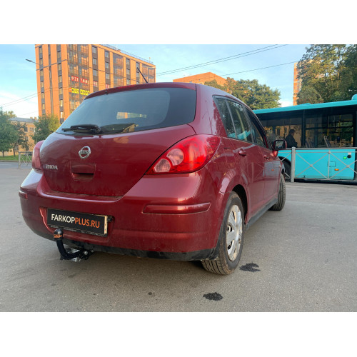 Фаркоп Лидер Плюс на NISSAN Tiida 2004–2014  Арт. N114-A (хетчбек)