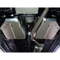 Защита Топливного бака ТСС для Nissan Murano 2016- (III Z52), Алюминий 4 мм - Арт. ZKTCC00204